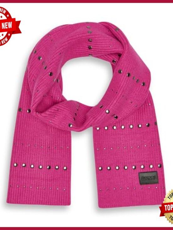 Studded Scarf & Beanie Gift Set - Cozy Winter Hat and Scarf Box Set